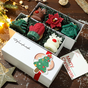 Christmas Scented Candle <strong>Gift</strong> Set Home Decor Handmade Aromatherapy Ornament Christmas <strong>Gift</strong> - Product Image 3