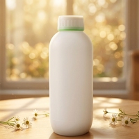Bouteille en plastique HDPE de 2 L pour le stockage de détergent liquide, conteneur d'emballage vide pour produits chimiques domestiques et industriels