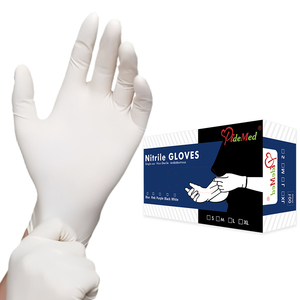 Gants jetables en nitrile noir extra durables 6 mil, sans poudre, antidérapants, hypoallergéniques, avec poignets froncés et bouts des doigts texturés, usage général - Product Image 3
