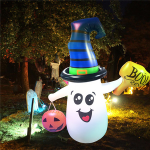 Inflables personalizados para Halloween, decoración al aire libre, patio, <span class=keywords><strong>fantasma</strong></span> aterrador, payaso, Araña, calabaza, modelo con LED para festivales y eventos - Product Image 2
