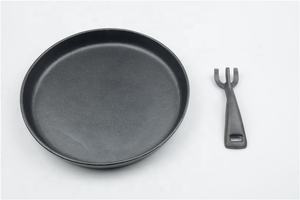 Plateau rond en fonte antiadhésif, à poser sur fond plat et en <span class=keywords><strong>bois</strong></span> - Product Image 5