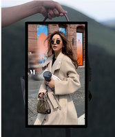 Açık Lcd sırt çantası su geçirmez yürüyüş Billboard Android reklam Billboard Wifi pil gücü