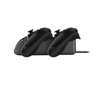 Station de charge double USB TP4-889 pour manettes sans fil PS4 avec support et alimentation, et lumière LED