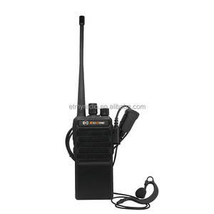 Talkie-walkie analogique portable UHF 5W à 16 canaux, portée 2 km, fin et économique, interphone radio bidirectionnel ET-99 - Product Image 6
