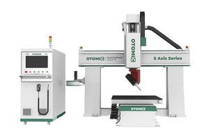 เครื่องแกะสลักไม้ CNC 5 แกนอัจฉริยะ พร้อมระบบควบคุม Syntec มอเตอร์แกนหมุน ATC 10kw โต๊ะสุญญากาศ - Product Image 4