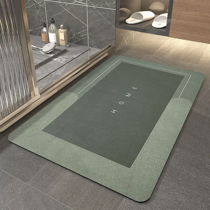2023 China Großhandel Easy Clean Super Absorbent Rutsch feste Bad Boden matte Schnellt rocknende Bade matte Teppich Küche Eingangstür matten