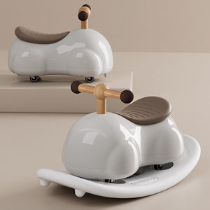 Bicicleta de Equilibrio para Niños de 2 a 4 Años, sin Pedales, de Plástico, con 4 Ruedas Silenciosas y Asiento Suave - Product Image 5