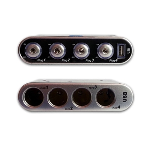 Bộ Sạc Nhiều Ổ Cắm Trên Xe Hơi Bộ Chia Ổ Cắm Bật Lửa Xe Hơi Ô Tô + Cổng USB Bộ Chuyển Đổi Phích Cắm - Product Image 6
