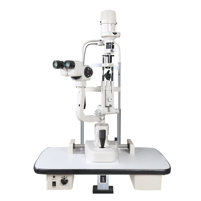 Ophthalmic Examination 5 Steps Red LED Digital Slit-Lamp Portable Slit Lamp With Camera