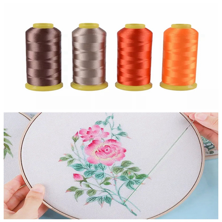 Лидер продаж, Высококачественная 100 полиэфирная машинная вышивка 120D2