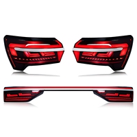 Ensemble de feux arrière JSL Auto pour AUDI A6L 2019-2023, feux dynamiques à travers les feux arrière, feux de circulation