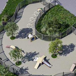 Équipement de tunnel de terrain de jeu pour chiens Écologique Étanche Durable PE Matériel de sécurité extérieure Ensemble de - Product Image 5