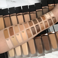 Fond de teint liquide à marque privée, couvrance totale, fini mat, imperméable, végan, correcteur de maquillage pour tous types de peaux