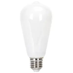 Ampoule LED à filament ST64 E27 10W, lumière blanche, efficace et longue durée, idéale pour l'éclairage décoratif et - Product Image 1
