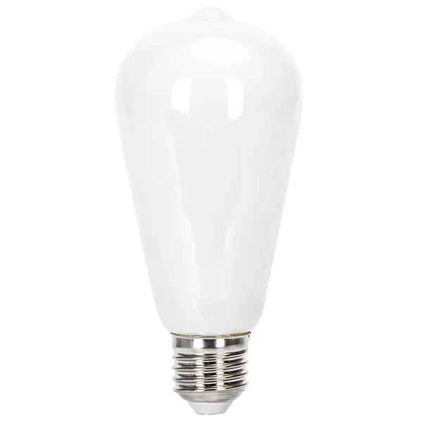 bombilla led de filamento st64 e27 10w, luz blanca, eficiente y de larga duracin, ideal para iluminacin decorativa y