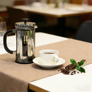 Cafetière à piston française miniature incassable pour usage domestique et voyage, portion individuelle - Product Image 1