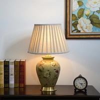 Lampe de Table en porcelaine chinoise, bleu et blanc en forme de fleur, nouveau prix