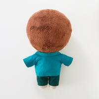 Livraison Rapide 7 Jours Échantillon Personnalisé en Usine Poupée Kpop Idol en Coton Bio 20cm Jouet en Peluche Doux Kawaii pour Collection de Fans