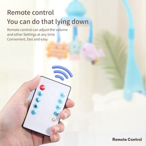 Samtoy Musical Télécommande Lit Cloche Cintre Rotatif Doux Poupée Feutre Abs Bébé Berceau Mobile pour 3M + Infant - Product Image 6