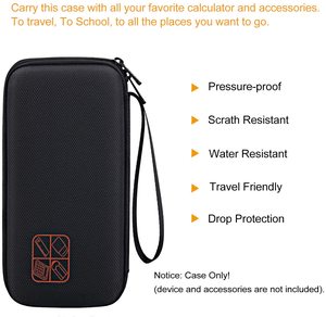Greva casehing電卓テキサス · インスツルメンツ<span class=keywords><strong>TI</strong></span>-<span class=keywords><strong>84</strong></span>プラスce用のキャリングケース/<span class=keywords><strong>TI</strong></span>-83プラスce/evaケースfx-9750GII/evaジッパーバッグ - Product Image 4