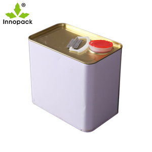 Secchio in Latta Quadrato da <span class=keywords><strong>3</strong></span> <span class=keywords><strong>Litri</strong></span> per Olio, Contenitore in Metallo per Vernice Trasparente, Produttore di Lattine - Product Image 3