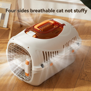 Cage de <span class=keywords><strong>transport</strong></span> pliable pour chat et chien conçue pour être légère et adaptée au <span class=keywords><strong>transport</strong></span> en <span class=keywords><strong>avion</strong></span> ou en voiture. - Product Image 5