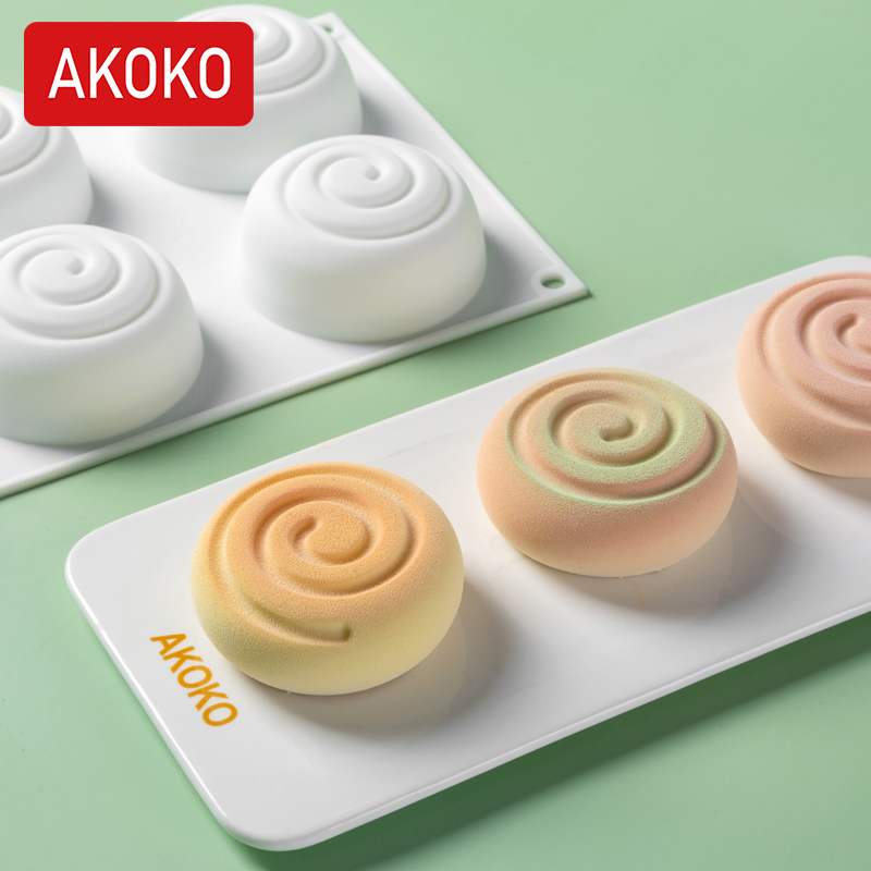 AKOKO Heart shaped Silicone Mold for