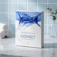 [EXSHEET] Masque en tissu hydratant K-Beauty pour le visage, raffermissant, anti-rides et éclaircissant, soin coréen pour la beauté à domicile