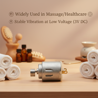 Moteur à vibrations en acier JLD-140 à couple élevé, micro-moteur DC 3V/6V/12V à faible bruit pour ventilateurs et appareils électroménagers