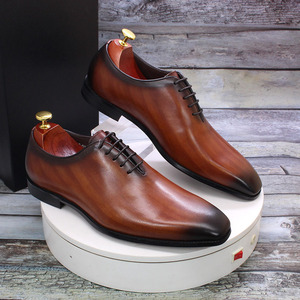 Zapatos formales de cuero a la moda, zapatos de boda hechos a mano, zapatos casuales para hombre, zapatos formales con cordones hechos a medida para hombre - Product Image 6