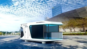 Precio de fabricación profesional Casa ensamblada Camping Tiny Mobile Portable Prefabricado Space Capsule Container House Hotel - Product Image 4