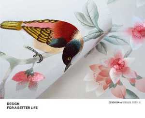 아트 자수 새 실크 벽지 벽화 맞춤형 인쇄 중국식 손으로 그린 자수 공예 벽 벽화 벽지 - Product Image 4