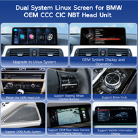 Écran Linux 10,25 pouces pour BMW Série 1 F20 F21 CIC NBT, CarPlay sans fil, Android Auto, autoradio, écran 1920*720