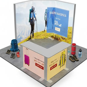 Stand Modular de Tela 10x10 para Ferias Comerciales con Mecanismo de Ensamblaje Rápido - Product Image 3