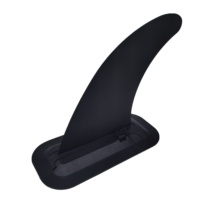 Aileron de SUP de performance de 8,5 pouces, détachable, central, pour planche à pagaie gonflable, en PVC, à enfiler, de remplacement, modèle 06