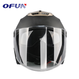 <span class=keywords><strong>Casco</strong></span> <span class=keywords><strong>Moto</strong></span> Mezza Faccia Nero da <span class=keywords><strong>Uomo</strong></span> OFUN Fornitore Cinese - Product Image 2
