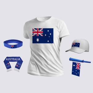 Maillot de football australien non tissé avec logo personnalisé, drapeau et souvenirs pour les fans de 2022 – Vente chaude - Product Image 6