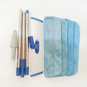 Mopa Plana <span class=keywords><strong>de</strong></span> Microfibra y Aleación <span class=keywords><strong>de</strong></span> Aluminio <span class=keywords><strong>de</strong></span> Alta Calidad <span class=keywords><strong>para</strong></span> Artículos del Hogar, Incluye 4 Almohadillas <span class=keywords><strong>de</strong></span> Repuesto, Envío en 48 Horas, Mopa <span class=keywords><strong>para</strong></span> <span class=keywords><strong>Limpieza</strong></span> <span class=keywords><strong>de</strong></span> Pisos - Product Image 3