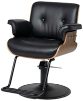 Master Barber Chair Rolling Swivel Styling Muebles de corte de pelo para salones Spas Escuelas Hoteles con función de masaje