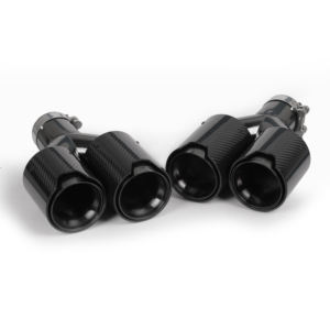 Punta de escape de fibra de carbono automotriz de alto rendimiento de doble salida de Color negro para accesorios exteriores de modificación para <span class=keywords><strong>Bmw</strong></span> <span class=keywords><strong>M</strong></span> - Product Image 6