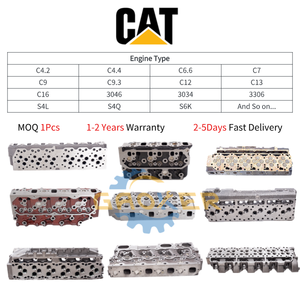 掘削機ディーゼルエンジン キュラータ 3066 3304 3306 C4.4 C6.6 C7.1 C9.3 C11 C13 C15 シリンダーヘッドアッセンブリー キャタピラー交換用 - Product Image 6