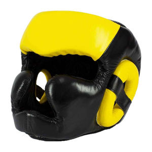 Protector de Cabeza Cómodo, Ligero, Transpirable, Ajustable, Duradero, Protector, Impermeable, con Logotipo Personalizado, de Cuero Genuino para Boxeo - Product Image 5