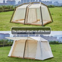 Tente de camping gonflable 2 pièces bon marché directe d'usine avec tente d'air facile à utiliser de grande pièce
