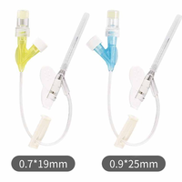Cathéter IV jetable avec port d'injection 14G 16G 18G 22G 24G 26G – Instrument vétérinaire