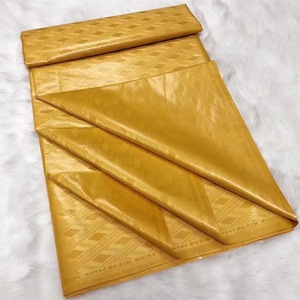 Nouvel Arrivage Tissu Africain <span class=keywords><strong>Bazin</strong></span> Riche 100% Coton Doux Parfumé Batik pour Robes Femme, Rideaux et Vêtements Garçon Dobby - Product Image 4