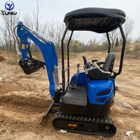 Harga Excavator Mini Hidrolik Murah Baru, Mini Digger, Excavator Mikro Crawler Diesel dengan Sertifikasi CE EPA