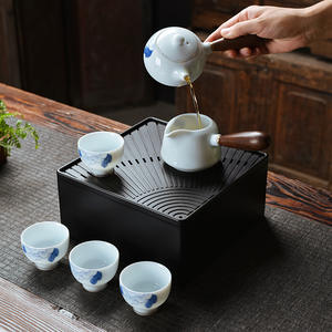 Offre Spéciale complet en céramique Gongfu service à thé poignée latérale <span class=keywords><strong>Pot</strong></span> conférence d'affaires Souvenir cadeau - Product Image 4