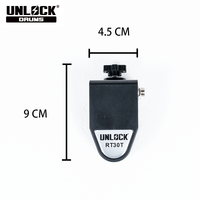 Déclencheur externe pour tom à fixation par pince, zone unique, ABS, conversion acoustique-électronique RT-30T