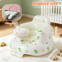 Siège gonflable portable pour bébés de 3 à 36 mois, chaise gonflable pour tout-petits avec barrières de sécurité