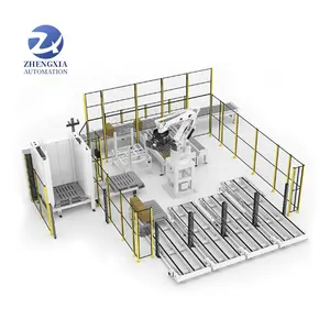 Sistema automático de embalagem de paletes empilhável linha paletizadora caixa de 25kg saco de 20kg robô paletizador